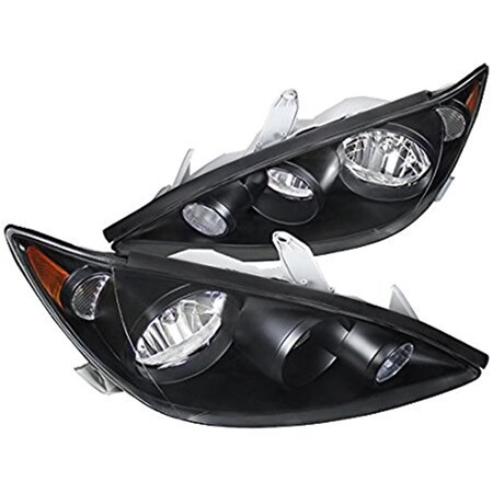 Overtime 2005-2006 Toyota Camry Headlights - Black OV1187838